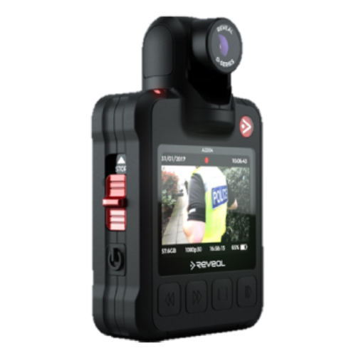 A police body camera is shown in this picture.